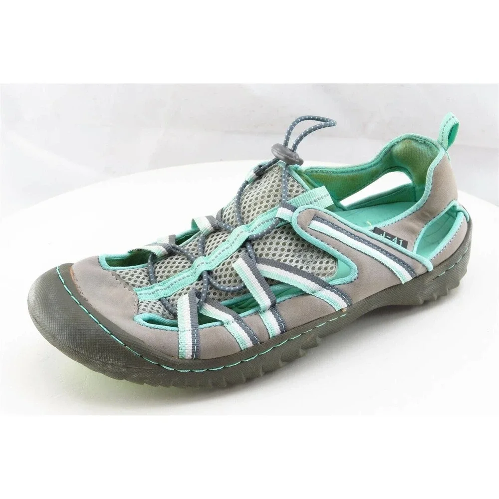 J-41 Sz 7 M Gray Sport Sandals Synthetic Women Sandals‎